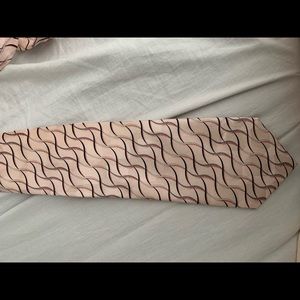Vintage Pink Designed Tie